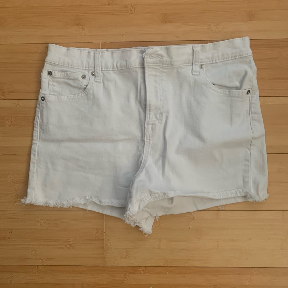 GAP White Denim Jean Shorts